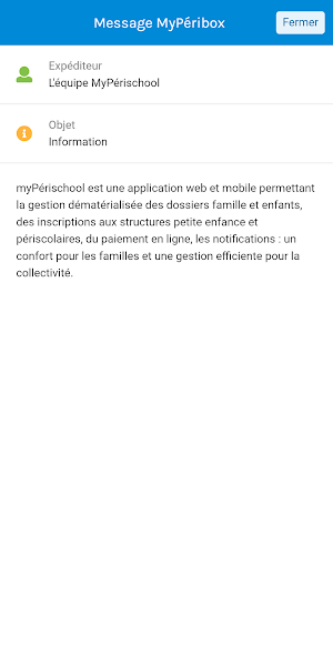 myPérischool Screenshot 2