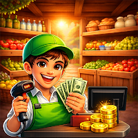 Supermarket Village Sim 3D