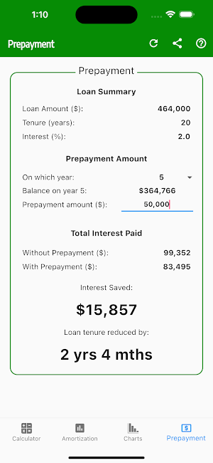Simple Loan Calculator Pro Screenshot 3