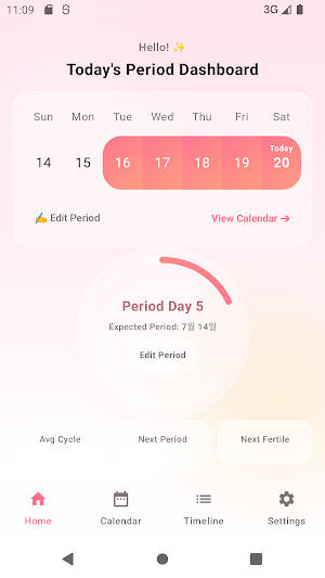 Magic Day: Easy Period Tracker Screenshot 0