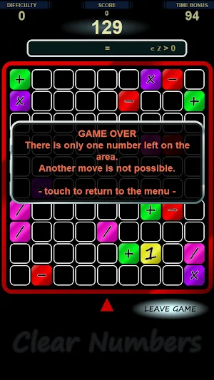 Clear Numbers Screenshot 1