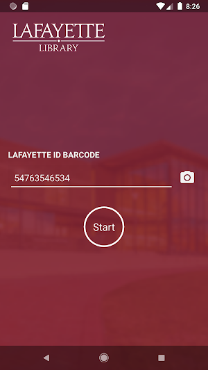 Lafayette Library Checkout Screenshot 1