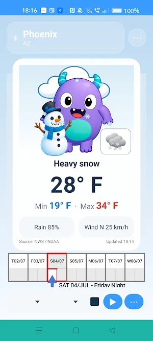 Simple Weather USA Screenshot 3