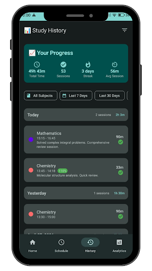 Study Time Planner Screenshot 3