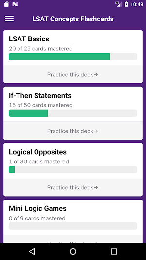 LSAT Prep, LSAT Flashcards Screenshot 0