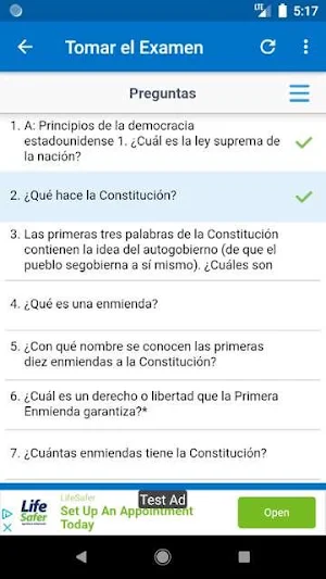 American Citizenship Test 2021 - Updated Screenshot 2
