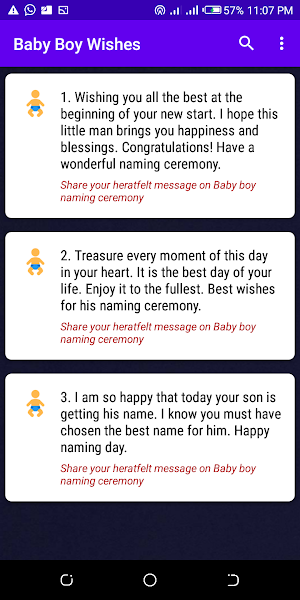 Naming Ceremony Wishes Screenshot 3