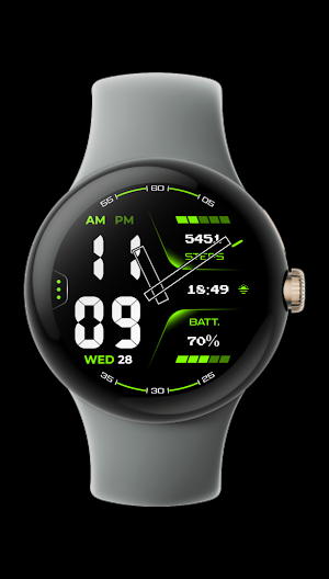 Oled - Hybrid | watch face Screenshot 1