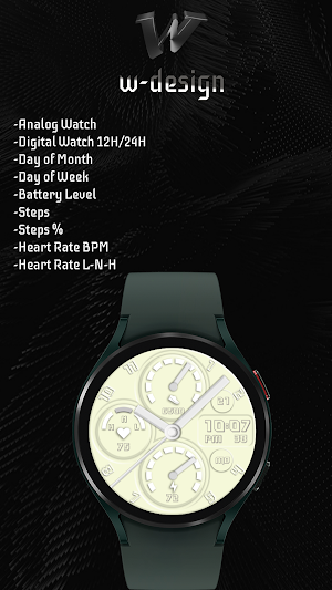 W-Design WOS095 - Watch Face Screenshot 1