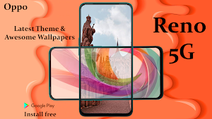 Theme for Oppo Reno 5G: launcher Oppo Reno 5G ❤️ Screenshot 0