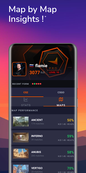 Faceit Analyser Screenshot 2