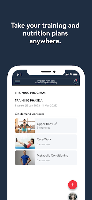 Impact Fitness Coach Academy Screenshot 2