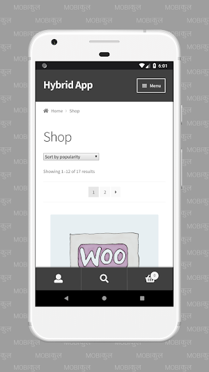 Mobile Hybrid Application for WooCommerce Screenshot 1