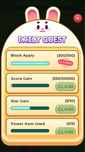 Rabbit Pop: Block Fun! Screenshot 3