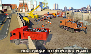 Old Car Crusher Crane Operator & Dump Truck Driver Screenshot 2