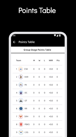 IPL 2025 Live Schedule Screenshot 2