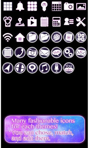 -Diamond Nebula- Theme +HOME Screenshot 3