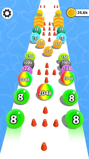 Rolling Ball Games: 2048 Balls Screenshot 3