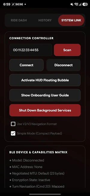 SDMV DashConnect Screenshot 2