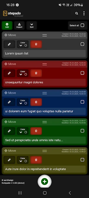 Notepado - Your Notepad Screenshot 0