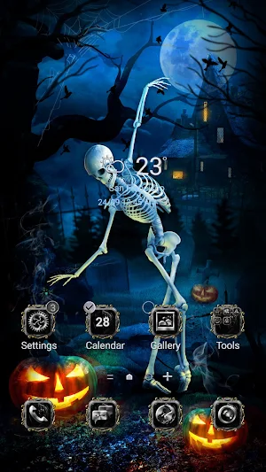 Dancing Skeleton - Wallpaper Screenshot 0