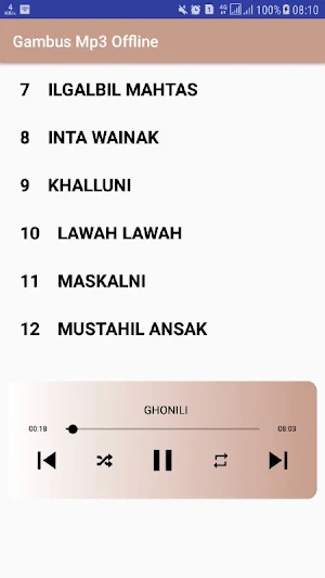 Gambus Mp3 Offline Screenshot 1