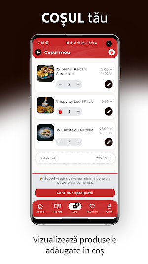 MyLEO EpicFood Screenshot 2