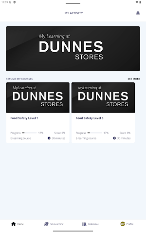 MyLearning at Dunnes Stores Screenshot 2