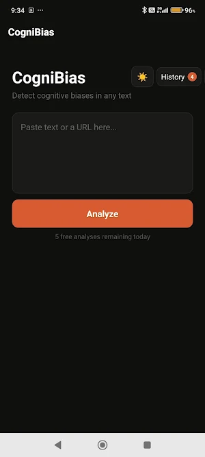 CogniBias Screenshot 0