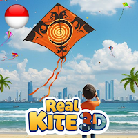 Real kite flying Layang 3d