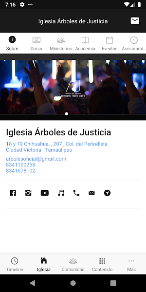 Iglesia Árboles de Justicia Screenshot 2