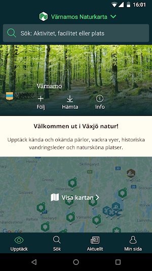 Värnamos Naturkarta Screenshot 0