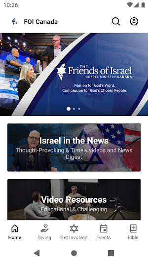 The Friends of Israel Canada Screenshot 0