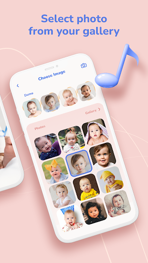 Singing Baby, Face Dance, AI Screenshot 1
