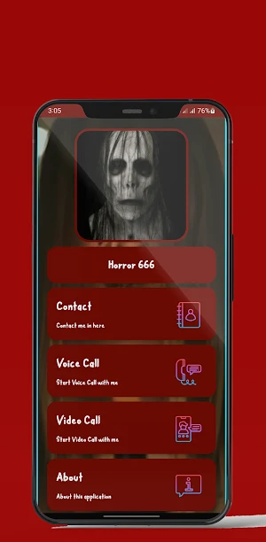 fake call horor 666 prank game Screenshot 0