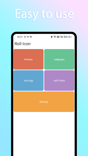 Roll Icon Prank Live Wallpaper Screenshot 1