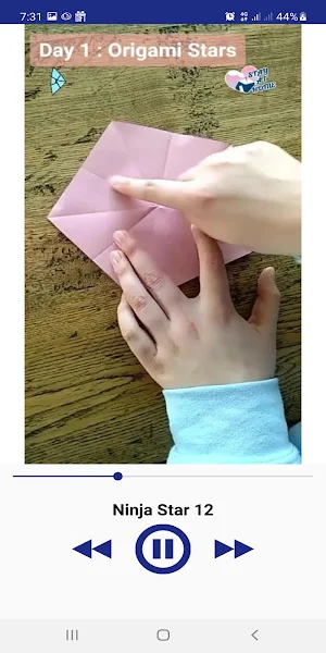 Make Origami Paper Ninja Star Screenshot 3