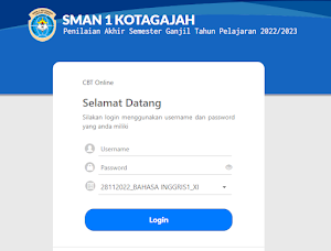 Exam SMAN 1 KOTAGAJAH Screenshot 2