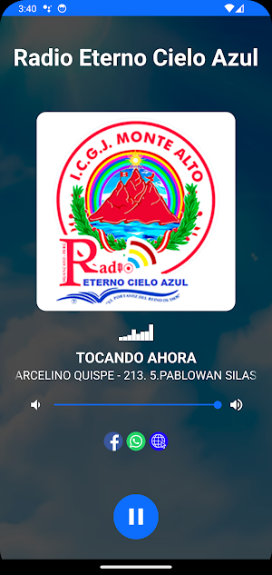 Radio Eterno Cielo Azul Screenshot 0