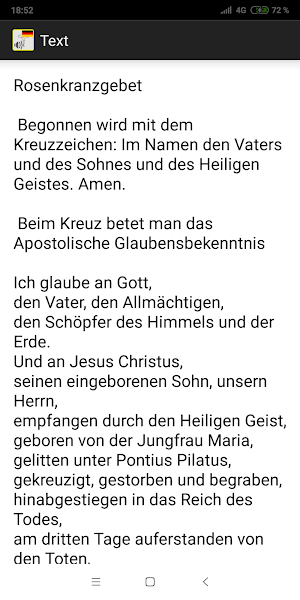 Rosenkranz Deutsch Audio Screenshot 2