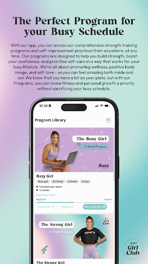 Busy Girl Club App Screenshot 1