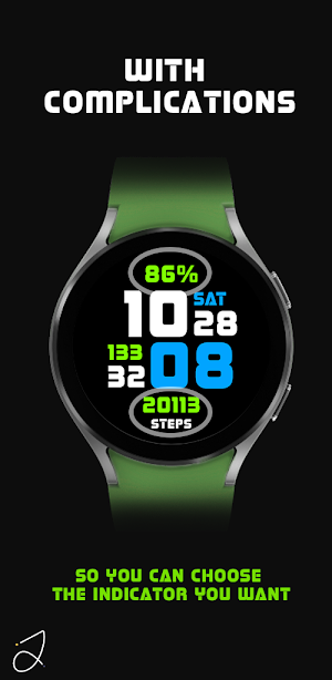 Simple Mosaic Watch Face Screenshot 2
