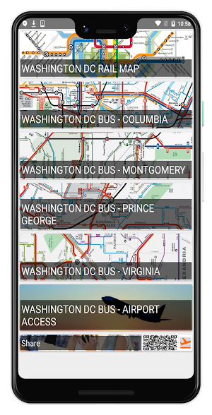 WASHINGTON DC RAIL BUS MAP OFF Screenshot 0