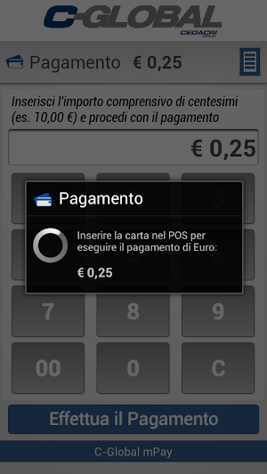 C-Global mPay Screenshot 2
