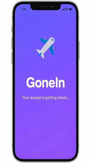 Vacation Countdown – GoneIn Screenshot 1