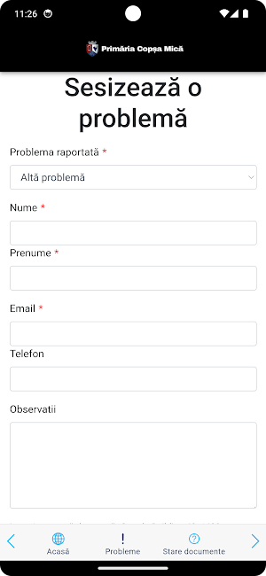 Copsa Mica App Screenshot 2