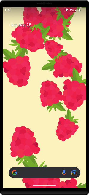 Raspberries Live Wallpaper Screenshot 3