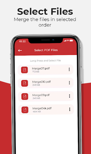 Merge Multiple PDF Files Screenshot 2