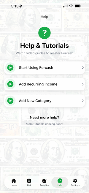Forcash: Expense Tracker Screenshot 2