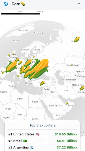Export Data Globe Screenshot 0